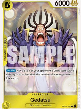 Gedatsu (Reprint) (OP05-102) - Premium Booster -The Best- Vol. 2 Foil