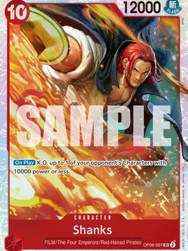Shanks (Reprint) (OP06-007) - Premium Booster -The Best- Vol. 2 Foil