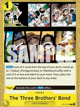 The Three Brothers' Bond (Reprint) (ST13-019) - Premium Booster -The Best- Vol. 2