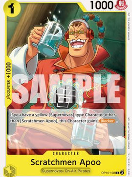 Scratchmen Apoo - OP10-108 (Reprint) (OP10-108) - Premium Booster -The Best- Vol. 2