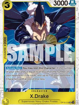 X.Drake (Pirate Foil) (OP10-114) - Premium Booster -The Best- Vol. 2 Foil