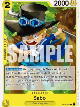 Sabo - ST13-007 (Reprint) (ST13-007) - Premium Booster -The Best- Vol. 2