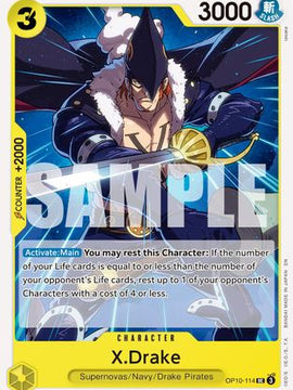 X.Drake (Reprint) (OP10-114) - Premium Booster -The Best- Vol. 2