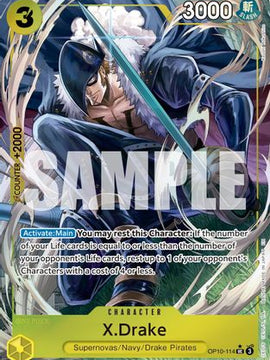 X.Drake (Alternate Art) (OP10-114) - Premium Booster -The Best- Vol. 2 Foil