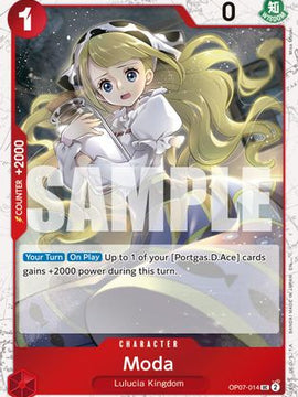 Moda (Pirate Foil) (OP07-014) - Premium Booster -The Best- Vol. 2 Foil
