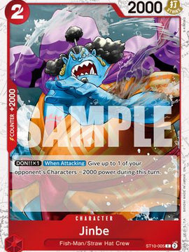Jinbe - ST10-005 (Pirate Foil) (ST10-005) - Premium Booster -The Best- Vol. 2 Foil