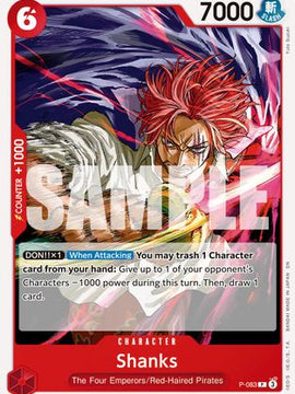 Shanks - P-083 (Reprint) (P-083) - Premium Booster -The Best- Vol. 2