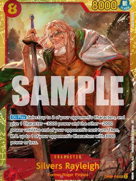Silvers Rayleigh - OP08-118 (Reprint) (OP08-118) - Premium Booster -The Best- Vol. 2 Foil