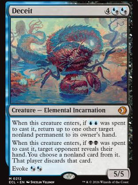 Deceit (ECL-212) - Lorwyn Eclipsed Foil