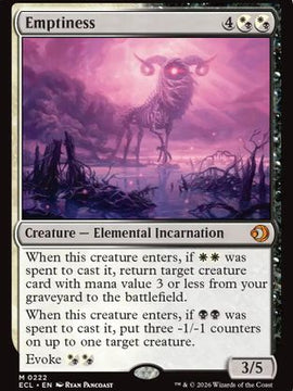Emptiness (ECL-222) - Lorwyn Eclipsed Foil