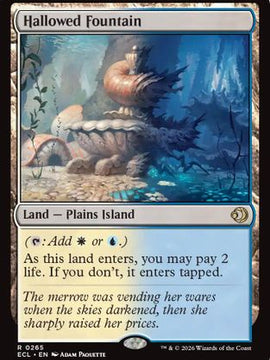 Hallowed Fountain (ECL-265) - Lorwyn Eclipsed