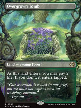 Overgrown Tomb (Borderless) (ECL-350) - Lorwyn Eclipsed