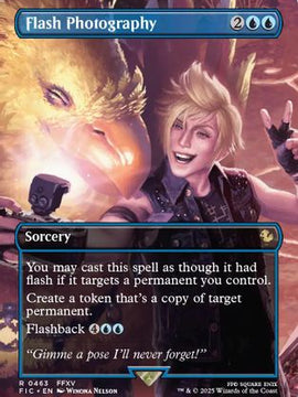 Flash Photography (Borderless) (FIC-463) - Commander: FINAL FANTASY Foil
