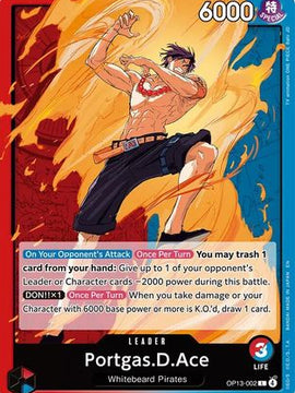 Portgas.D.Ace (002) (OP13-002) - Carrying On His Will