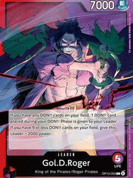 Gol.D.Roger (003) (OP13-003) - Carrying On His Will