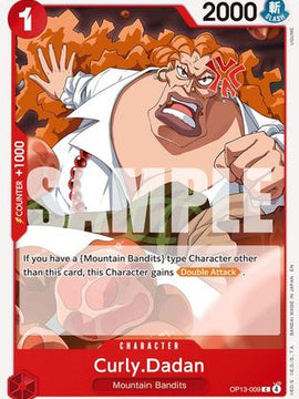 Curly.Dadan (OP13-009) - Carrying On His Will