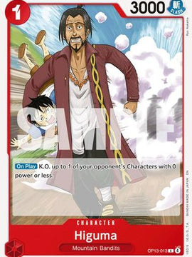 Higuma (OP13-013) - Carrying On His Will