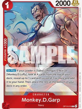 Monkey.D.Garp (OP13-016) - Carrying On His Will Foil