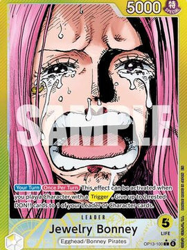 Jewelry Bonney (100) (Alternate Art) (OP13-100) - Carrying On His Will Foil