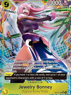 Jewelry Bonney (108) (Alternate Art) (OP13-108) - Carrying On His Will Foil