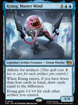 Krang, Master Mind (TMT-043) - Teenage Mutant Ninja Turtles Foil