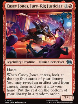 Casey Jones, Jury-Rig Justiciar (TMT-087) - Teenage Mutant Ninja Turtles Foil