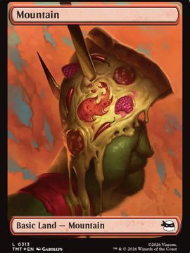 Mountain (0313) (Surge Foil) (TMT-313) - Teenage Mutant Ninja Turtles Foil