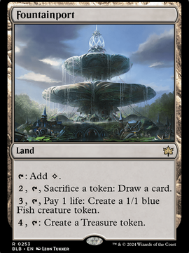 Fountainport (BLB-253) - Bloomburrow Foil