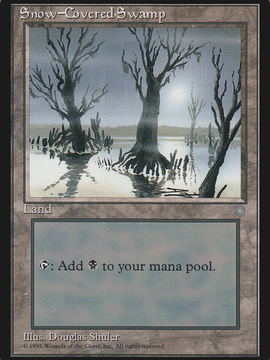Snow-Covered Swamp (ICE-351) - Ice Age