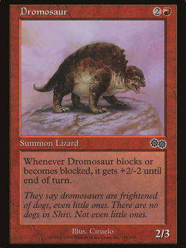 Dromosaur (USG-182) - Urza's Saga