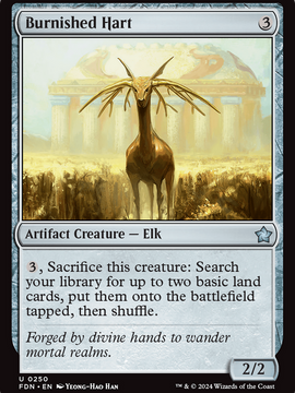 Burnished Hart (FDN-250) - Foundations Foil