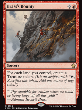 Brass's Bounty (FDN-190) - Foundations Foil
