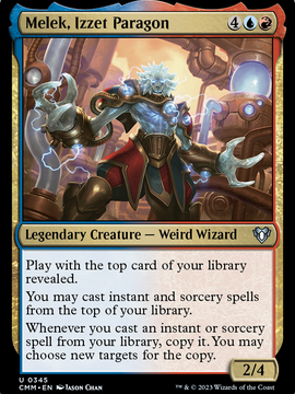 Melek, Izzet Paragon (CMM-345) - Commander Masters