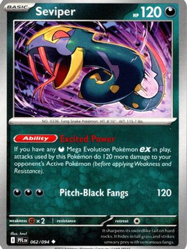 Seviper 62 - ME02 Phantasmal Flames