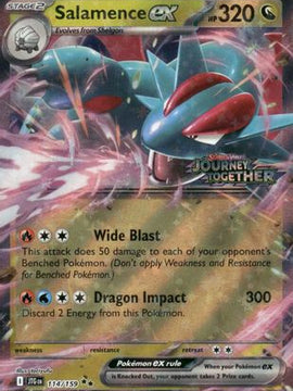 Salamence ex - 114/159 (Journey Together Stamped) 114 - Miscellaneous Cards & Products Holofoil