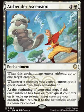 Airbender Ascension (TLA-006) - Avatar: The Last Airbender Foil