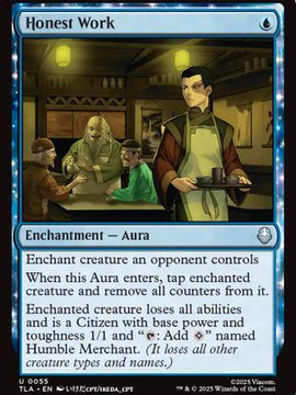 Honest Work (TLA-055) - Avatar: The Last Airbender Foil
