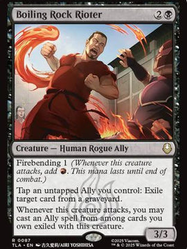 Boiling Rock Rioter (TLA-087) - Avatar: The Last Airbender Foil
