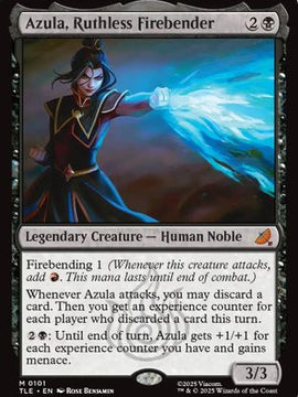 Azula, Ruthless Firebender (TLE-101) - Avatar: The Last Airbender: Eternal-Legal Foil