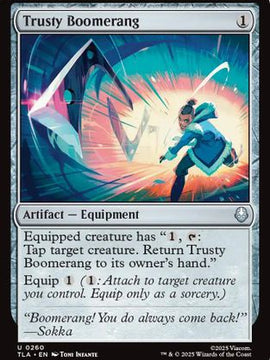 Trusty Boomerang (TLA-260) - Avatar: The Last Airbender