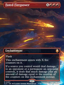 Fated Firepower (Borderless) (TLA-297) - Avatar: The Last Airbender