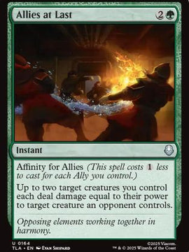 Allies at Last (TLA-164) - Avatar: The Last Airbender Foil