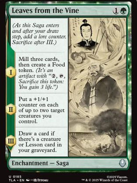 Leaves from the Vine (TLA-185) - Avatar: The Last Airbender Foil