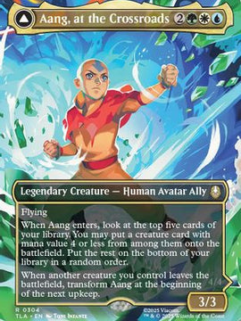 Aang, at the Crossroads (Borderless) (TLA-304) - Avatar: The Last Airbender