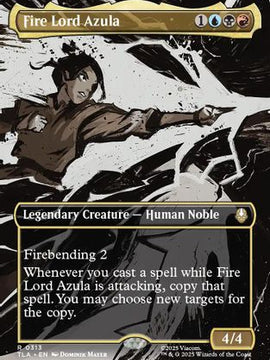 Fire Lord Azula (0313) (Borderless) (TLA-313) - Avatar: The Last Airbender Foil