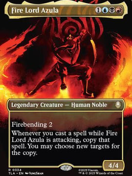Fire Lord Azula (0334) (Borderless) (TLA-334) - Avatar: The Last Airbender Foil