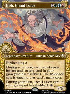 Iroh, Grand Lotus (Showcase) (TLA-349) - Avatar: The Last Airbender Foil