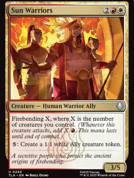 Sun warriors (TLA-244) - Avatar: The Last Airbender Foil