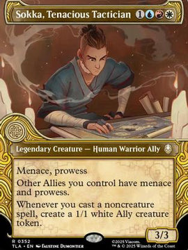 Sokka, Tenacious Tactician (Showcase) (TLA-352) - Avatar: The Last Airbender Foil