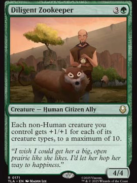 Diligent Zookeeper (TLA-171) - Avatar: The Last Airbender Foil